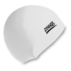 Cuffia Nuoto Zoggs Silicone Cap Plain Bianco