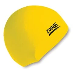 Cuffia Nuoto Zoggs Silicone Cap Plain Giallo