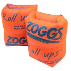 Braccioli Da Nuoto Zoggs Roll Ups Arancione Blu Junior