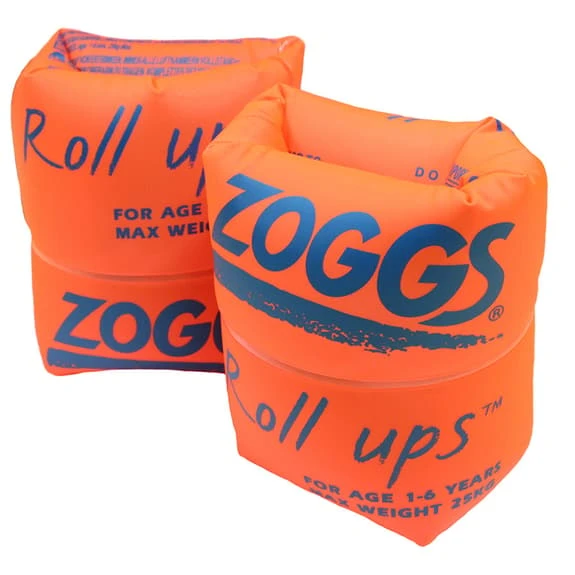 Braccioli Da Nuoto Zoggs Roll Ups Arancione Blu Junior 1 Braccioli Da Nuoto Zoggs Roll Ups Arancione Blu Junior
