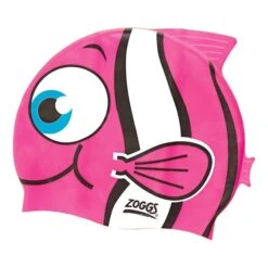 Cuffia Da Nuoto Zoggs Character Silicone Rosa Junior