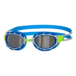 Occhialini Zoggs Predator Titanium Regular Fit Blu Bianco Verde