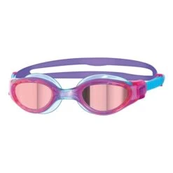 Occhialini Zoggs Phantom Elite Mirror Rosa Blu Viola Junior
