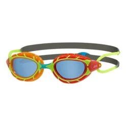 Occhialini Zoggs Predator Arancione Rosso Grigio Junior