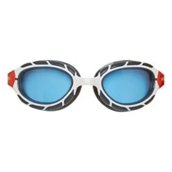 Occhialini Zoggs Predator Small Fit Nero Bianco Rosso