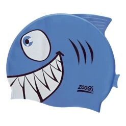 Zoggs Cuffia Junior Character Silicone Blu Bianco Infantile