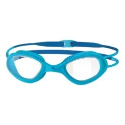 Occhialini Nuoto Zoggs Tiger Blu Con Lenti Trasparenti