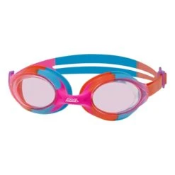Occhialini Zoggs Bondi Arancione Blu Con Lenti Trasparenti Rosa Bambini