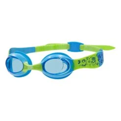 Occhialini Zoggs Little Twist Blu Verde Con Lenti Trasparenti Blu Bambini