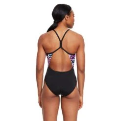 Costume Zoggs Loopy Nero Lilla Blu Donna -Zoggs zg 462313 loop 004