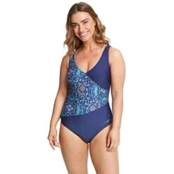 Costume Zoggs Maharaja Blu Donna -Zoggs zg 462331 mhr 005