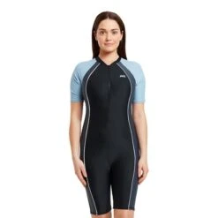 Muta In Neoprene Corta Zoggs Logo Nero Blu -Zoggs zg 462372 bkgw 003