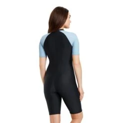 Muta In Neoprene Corta Zoggs Logo Nero Blu -Zoggs zg 462372 bkgw 004