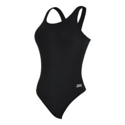 Costume Zoggs Powerback Nero Donna