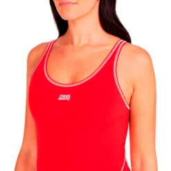 Costume Zoggs Master Rosso Brillante Donna -Zoggs zg 462557 rd 006