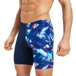 Costume Zoggs Atlas Nero Blu Bianco -Zoggs zg 462771 atls 006