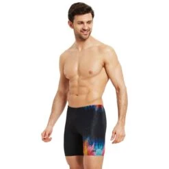 Costume Zoggs Atlas Nero Blu Giallo -Zoggs zg 462771 frst 005