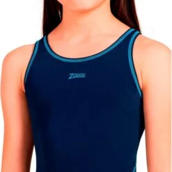 Costume Zoggs Wire Blu Scuro Bambina -Zoggs zg 463308 nv 006