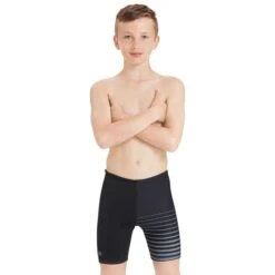 Costume Zoggs Eden Mid Nero Grigio Bambino -Zoggs zg 463469 eden 004