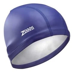 Cuffia Zoggs Logo Blu Marino Bianco
